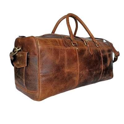 Crazy Horse Leather Travel Bag