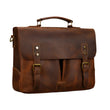 Load image into Gallery viewer, Men's Genuine Leather Messenger Bag - Vintage Crossbody Briefcase
