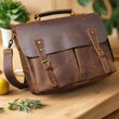 Load image into Gallery viewer, Men's Genuine Leather Messenger Bag - Vintage Crossbody Briefcase