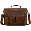 Load image into Gallery viewer, Men's Genuine Leather Messenger Bag - Vintage Crossbody Briefcase