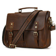 Load image into Gallery viewer, Men's Genuine Leather Messenger Bag - Vintage Crossbody Briefcase