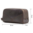 Load image into Gallery viewer, Mens Travel Toiletry Bag - BLINK LEATHER