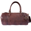 Load image into Gallery viewer, Dark Brown Leather Duffel Bag