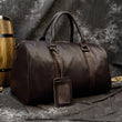 Load image into Gallery viewer, MAHEU Hot Genuine Leather Men Women Travel Bag Soft Real Leather Cowhide Carry Hand Luggage Bags Travel Shoulder Bag Male Female