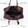Load image into Gallery viewer, Genuine Leather Men Women Travel Bag Soft Real Leather Cowhide Carry Hand Luggage Bags Big Travel Shoulder Bag Male Luggage bag