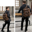 Load image into Gallery viewer, Crazy Horse Multi-Pocket Genuine Leather Backpack - BLINK LEATHER