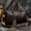 Load image into Gallery viewer, MAHEU Hot Genuine Leather Men Women Travel Bag Soft Real Leather Cowhide Carry Hand Luggage Bags Travel Shoulder Bag Male Female