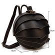 Load image into Gallery viewer, Leather Backpack Beetle Style Women Rucksack - BLINK LEATHER