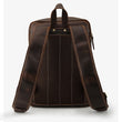Load image into Gallery viewer, MAHEU Men Genuine Leather Backpack Fit 15" Laptop Crazy Horse Leather Travel Bag For Men Male Boys School Bag Outdoor Bagpack