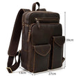 Load image into Gallery viewer, Vintage Leather Backpack Men Large - BLINK LEATHER