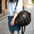 Load image into Gallery viewer, Luufan Beetle Personality Backpack Men Women Genuine Small Backpack Leather Small Backpack Cowhide Summer Backpack Travel Backpack