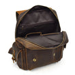 Load image into Gallery viewer, Open Leather Backpack with inside pockets