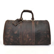 Load image into Gallery viewer, MAHEU Men Genuine Leather Travel Bag Travel Tote Big Weekend Bag Man Cowskin Duffle Bag Hand Luggage Male Handbags Large 60cm