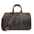 Load image into Gallery viewer, Men Genuine Cowhide Leather Duffel Bag