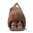 Load image into Gallery viewer, Vintage Big Capacity Men Cow Leather Travel Bag Durable Genuine Leather Tote Travel Duffel Large Overnight Weekend Luggage Bags