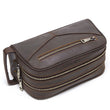 Load image into Gallery viewer, CONTACT'S crazy horse genuine leather men cosmetic bag travel toiletry bag big capacity wash bags man's make up bags organizer