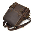 Load image into Gallery viewer, Brown Leather Backpack Front