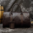 Load image into Gallery viewer, MAHEU Hot Genuine Leather Men Women Travel Bag Soft Real Leather Cowhide Carry Hand Luggage Bags Travel Shoulder Bag Male Female
