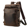 Load image into Gallery viewer, MAHEU New Design Leather Backpack Men 16 '' Laptop Backpack Cowhide Backpack Male Travel Bag Outdoor Travel Bag