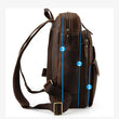 Load image into Gallery viewer, Vintage Leather Backpack Men Large - BLINK LEATHER