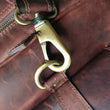 Load image into Gallery viewer, Two Pocket Dark Brown Weekend Bag - BLINK LEATHER