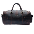 Load image into Gallery viewer, Three Pocket Dark Brown Weekend Bag - BLINK LEATHER