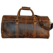 Load image into Gallery viewer, Light Brown Hard Wax Travel Bag - BLINK LEATHER