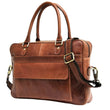 Load image into Gallery viewer, Light Brown Leather Laptop Bag