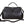 Load image into Gallery viewer, Black leather handbag with a strap on a light background
