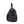 Load image into Gallery viewer, Black leather handbag on a light wooden surface
