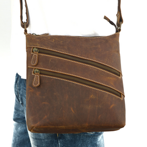 Vintage Leather Satchel Bag
