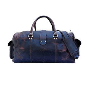 Hard Wax Leather Travel Bag