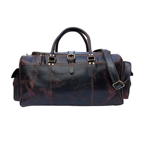 Hard Wax Leather Travel Bag