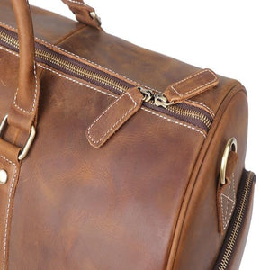 Genuine Leather Overnight  Bag