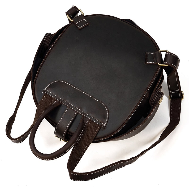Leather Backpack Beetle Style Women Rucksack