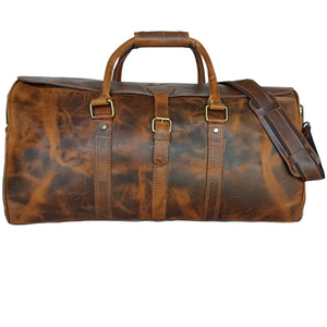 Light Brown Hard Wax Travel Bag