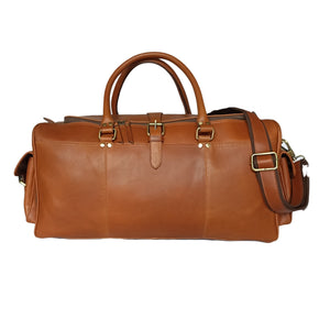 Tan Leather Weekend Bag