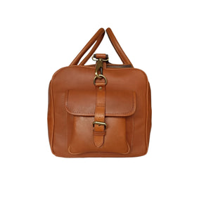 Tan Leather Weekend Bag