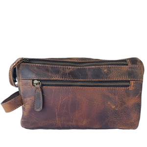 Hunter Brown Toiletry Bag