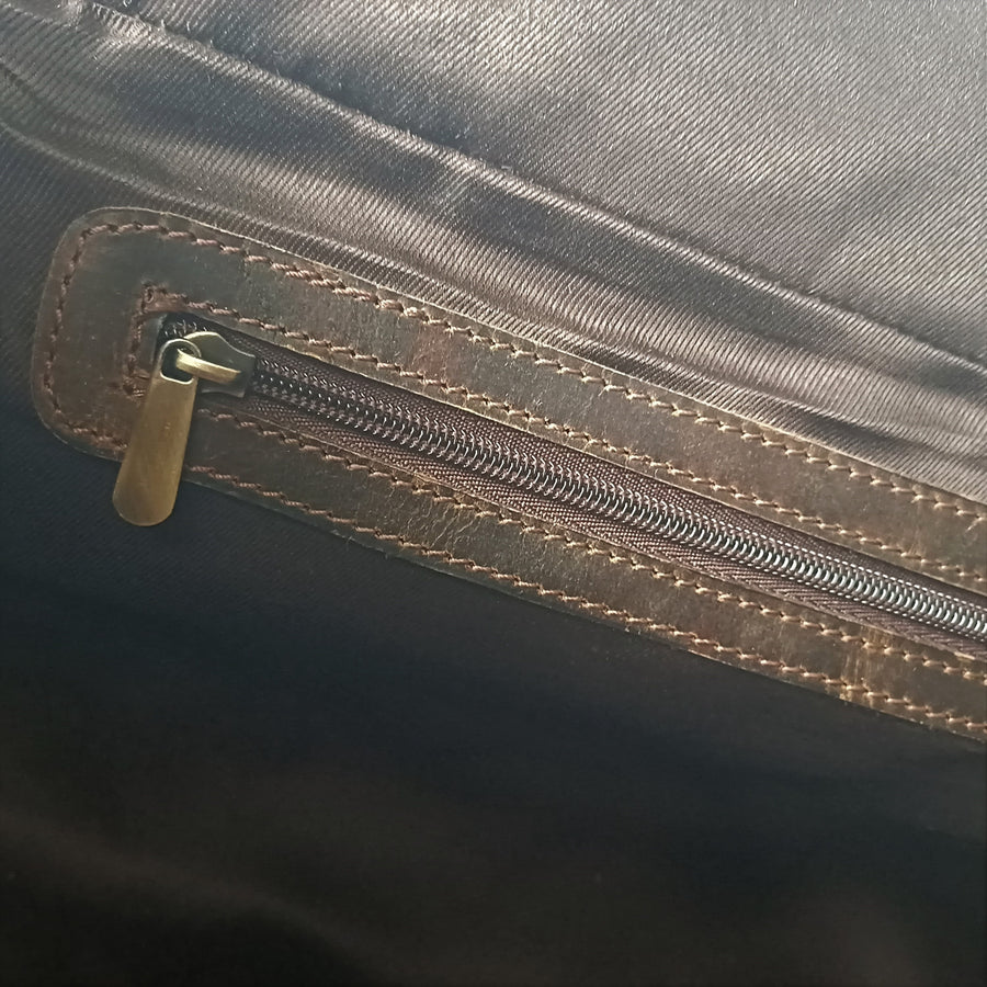 Vintage Leather Weekend Bag – BLINK LEATHER