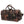 Load image into Gallery viewer, Two Pocket Dark Brown Weekend Bag
