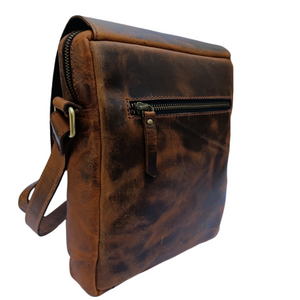 Hunter Brown Leather Ladies Bag