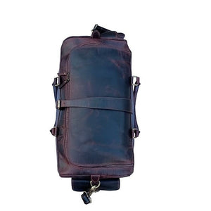 Hard Wax Leather Travel Bag