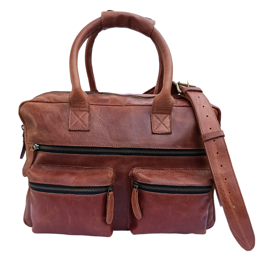 Rustic Brown Portfolio Bag